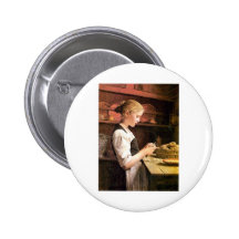 Meurent la fille de kleine Kartoffelschälerin éplu Badge