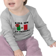 Mexicains drôles m'embrassent que je suis bébé mex t-shirts