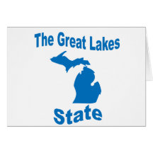 Michigan: De grote Staat van Meren Wenskaart