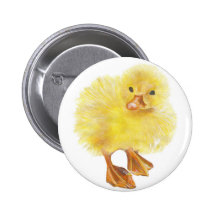 mignon, poussin de bébé badges avec agrafe