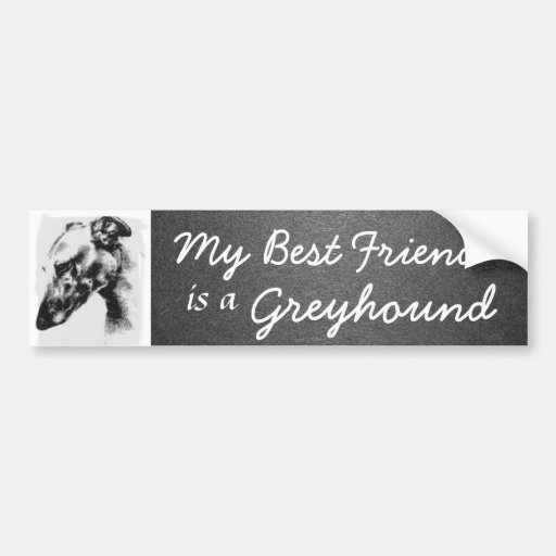 Mijn Beste Vriend: Windhond Bumperstickers