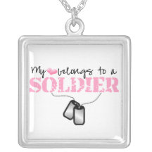 Mijn hart behoort tot een Militair Persoonlijke Sieraden