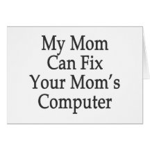Mijn Mamma kan de Computer van Uw Mamma bevestigen Kaart