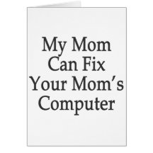 Mijn Mamma kan de Computer van Uw Mamma bevestigen Kaart