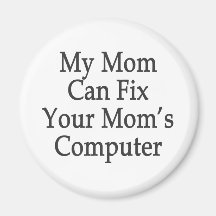 Mijn Mamma kan de Computer van Uw Mamma bevestigen Magneet