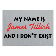 Mijn Naam is James Tillich Visitekaartje