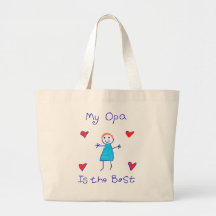 Mijn Opa is het Beste Canvas Tassen
