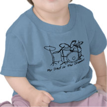 Mijn Papa is de Slagwerker Tshirts