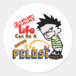 Mijn Persoonlijk Advies over Pelosi Ronde Sticker