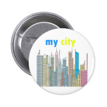 Mijn Stad Speldbuttons