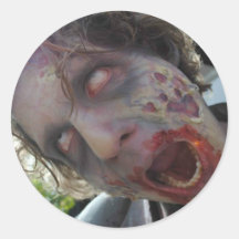 Mijn Valentijnskaart van de Zombie Ronde Stickers