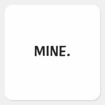 MIJN! VIERKANTE STICKERS