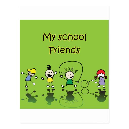 Mijn Vrienden van de School Wens Kaart