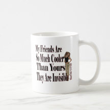 Mijn Vrienden zijn Onzichtbaar Koffie Beker