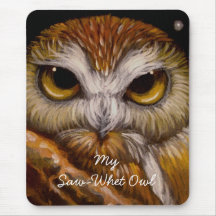 MIJN ZAAG-WET UIL MOUSEPAD MUIS MAT