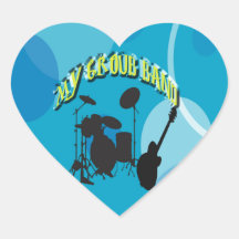 Mijn Zoet Blauw van de Band van de Groep Sticker