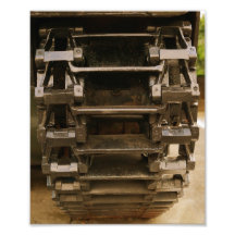 militair tankwiel foto kunst
