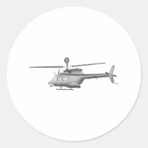 Militaire Helikopter Sticker