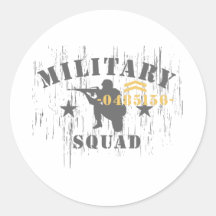 Militaire Ploeg Ronde Sticker