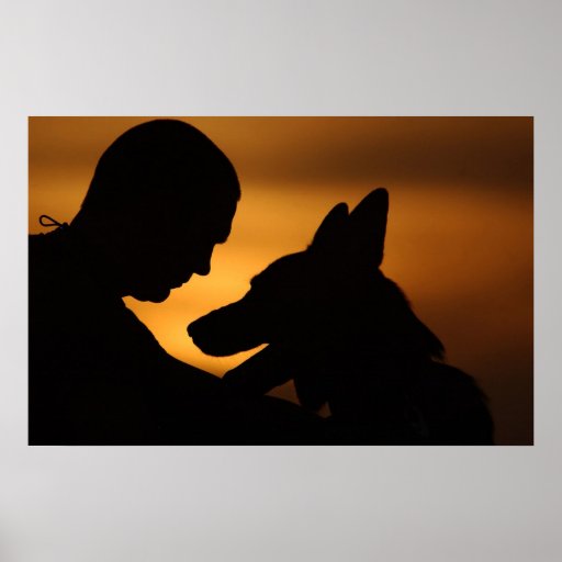 Militaire Werkende Hond Plaat