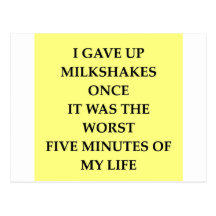 MILKSHAKES.jpg Carte Postale