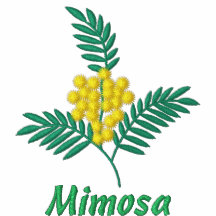 Mimosa's Geborduurde T - shirts