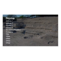 Mine de Shellite, station de télégraphe, baie de r Modèle De Carte De Visite