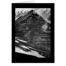 Mines de cuivre de Braden dans Sewell, Chili 1910 Cartes De Vœux
