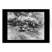 Mineurs frappants 1922 de la Virginie Occidentale Cartes De Vœux