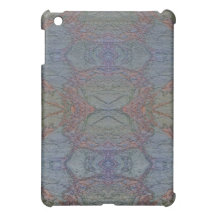 Mini cas de FX d'iPad bleu de marbre d'aluminium