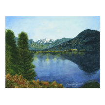 Mini copies collectables de lac grand, le Colorado Carte Postale
