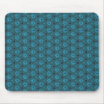 Mini motif bleu de fleurs de cerisier de Sakura Tapis De Souris