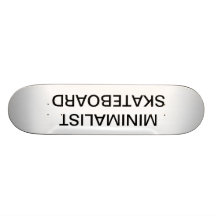 MINIMALISTISCH SKATEBOARD