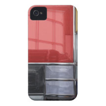 Minimalistische iPhone 4 van de Vierkanten van het iPhone 4 Case-Mate Hoesjes