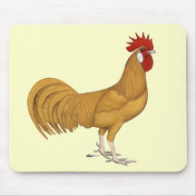 Minorca :  Coq de couleur chamois Tapis De Souris