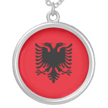 Minorité albanaise yougoslave de Sfr, drapeau ethn Pendentif