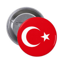 Minorité turque yougoslave de Sfr, drapeau ethniqu Badges