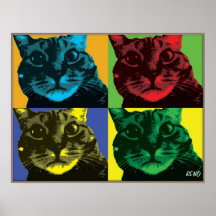 Minx de Stijl van Warhol, RENO Print