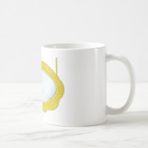 Miroir de fantaisie de boutique tasse à café