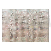 Miroiter la carte de note de Merci de paillettes