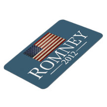 Mitt Romney - de vlag van de V.S. Flexibele Magneet