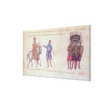 MMS Vitr 26-7 l'armée bizantine mettant au vol Impressions Sur Toile