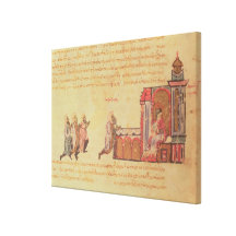 MMS Vitr 26-7 l'empereur bizantin Romanus III AR Toile Tendue Sur Châssis