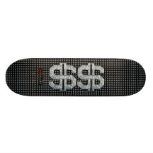"MO GELD MO BLING " SKATEBOARD
