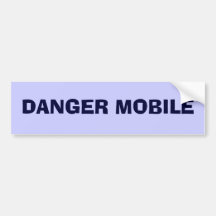 MOBIEL GEVAAR BUMPERSTICKER