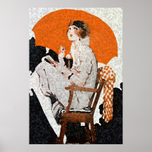 mode d'aileron des années 1920 affiches