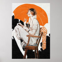 mode d'aileron des années 1920 affiche