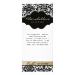Mode florale beige de spa de salon de damassé de c double cartes customisées