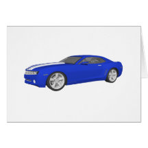 modèle 3D : Camaro : Voiture de sport : Cartes
