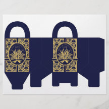 Modèle de boîte de panier d'été de Guilded Prospectus Personnalisés
